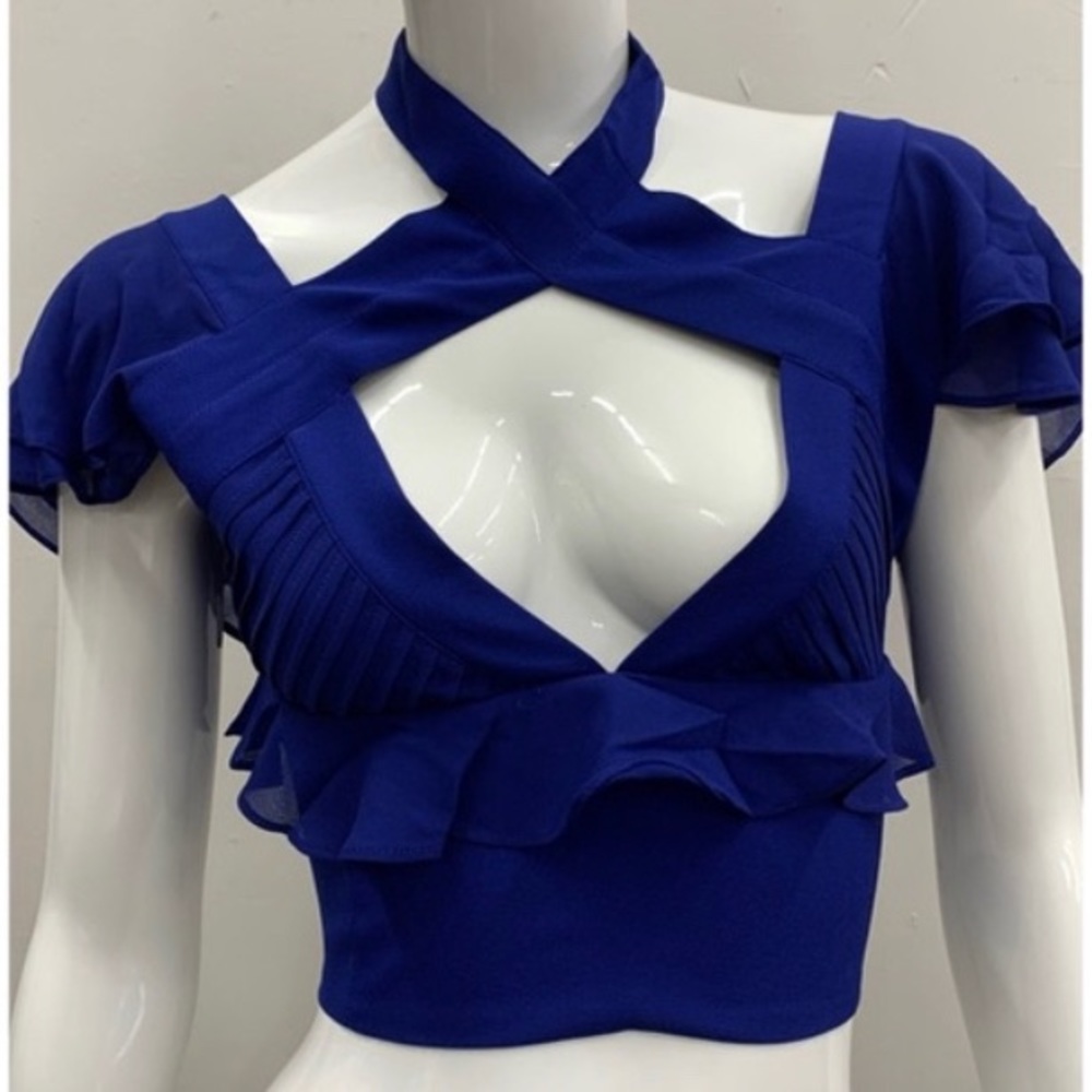 New Nasty Gals Crop Top Blue